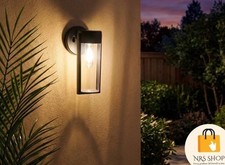 Solar Wall Light  Outdoor Fixture Garden Patio Fence Door Porch Waterproof Lamp
