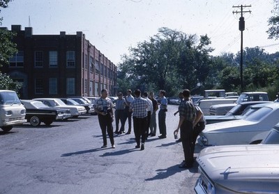 B&O BALTIMORE & OHIO? Railroad Old Cars DECOURSEY KY Original 1965 Photo Slide