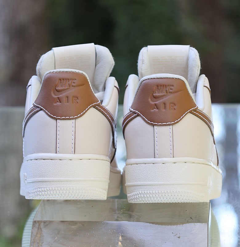 Nike Air Force 1 Low 07 Pearl White British Tan Men's Size 7.5