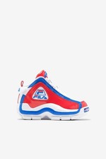 FILA Unisex Kids' Grant Hill 2 Basketball Shoes White/Red/Blue - 3BM01294-125, W