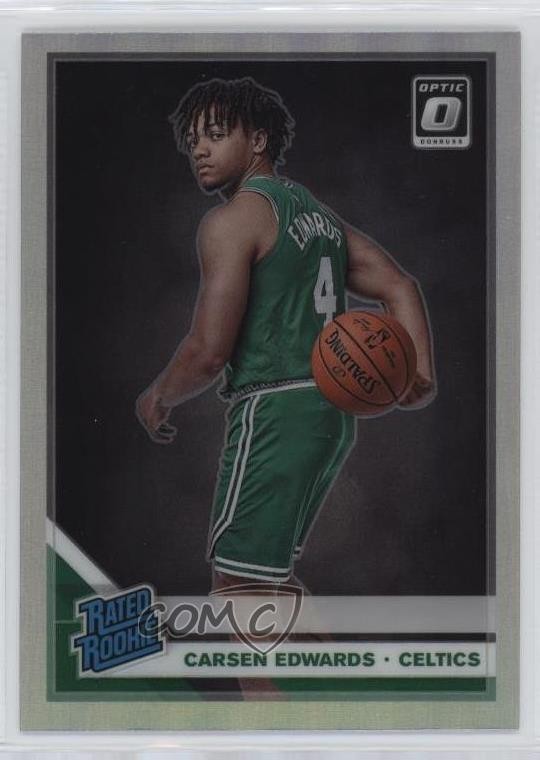 2019-20 Panini Donruss Optic Rated Rookie Holo Prizm Carsen Edwards #196 7f0