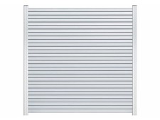 Alu Rhombuszaun Zaun Sichtschutz Windschutz Zaun Gartenzaun silber Garten