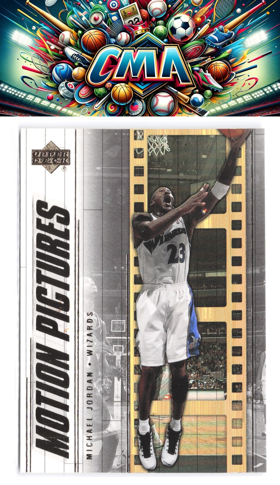 2001-02 Upper Deck #MP3 Michael Jordan Motion Pictures