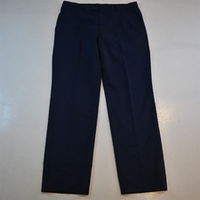 Hugo Boss 34x32 Navy Blue 100 Wool C-Jeffery/C-Simmons Straight Dress Pants