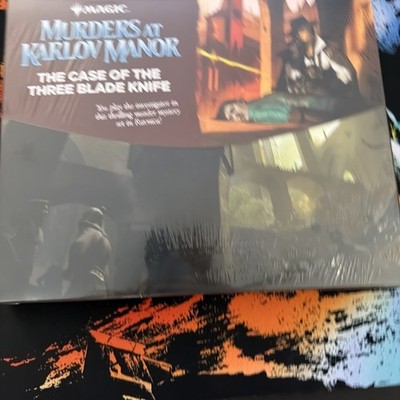 Murders at Karlov Manor: The Case of the Three Blade Knife MTG Mystery Game NEW