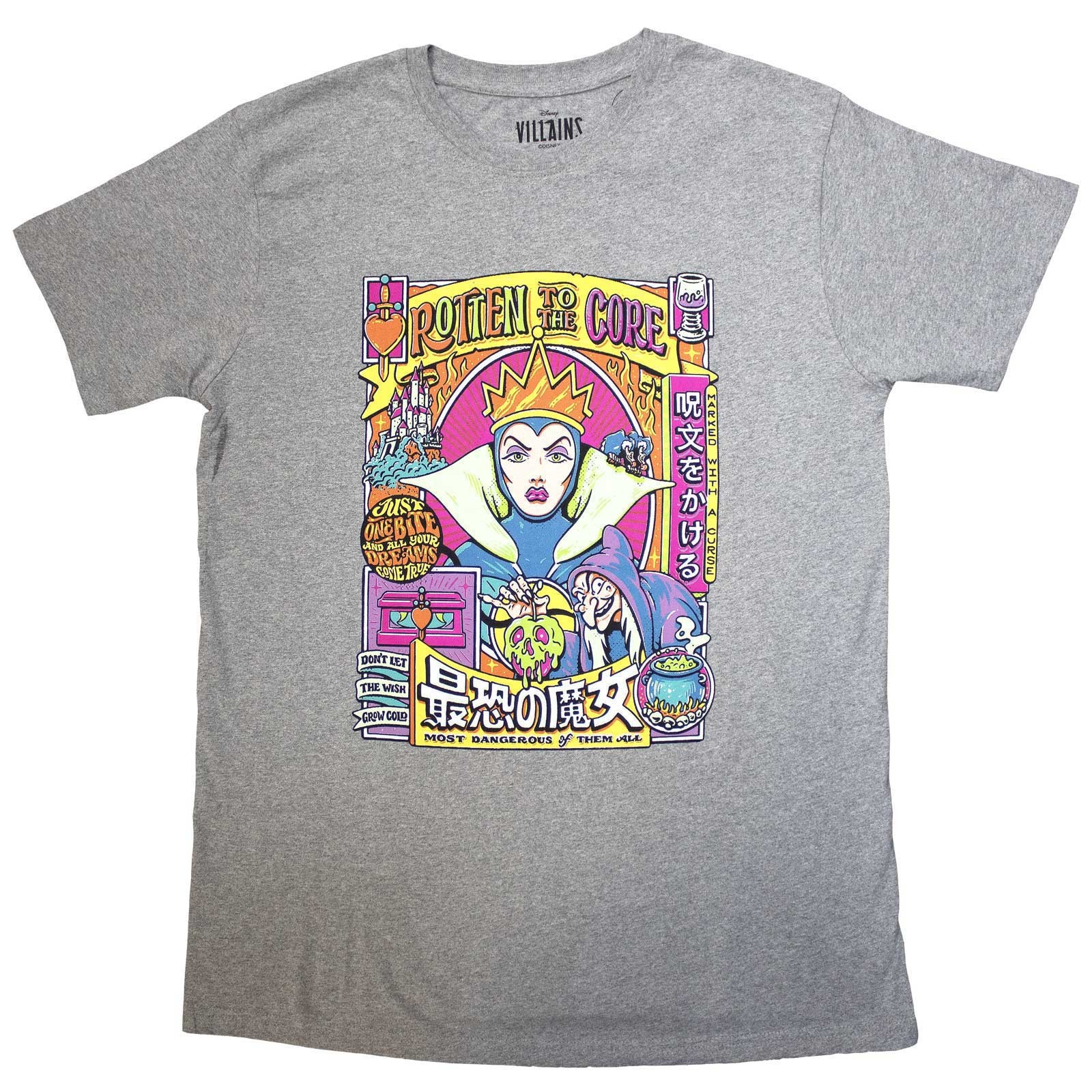 Snow White Unisex T-Shirt: Evil Queen Rotten To The Core (Medium)