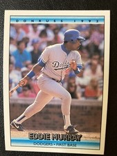 1992 Donruss Eddie Murray Error Card No Period After Inc. Mint