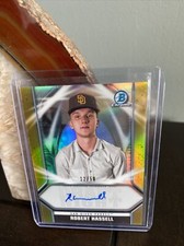 2020 Bowman Chrome Robert Hassell Draft Night Gold Refractor /50