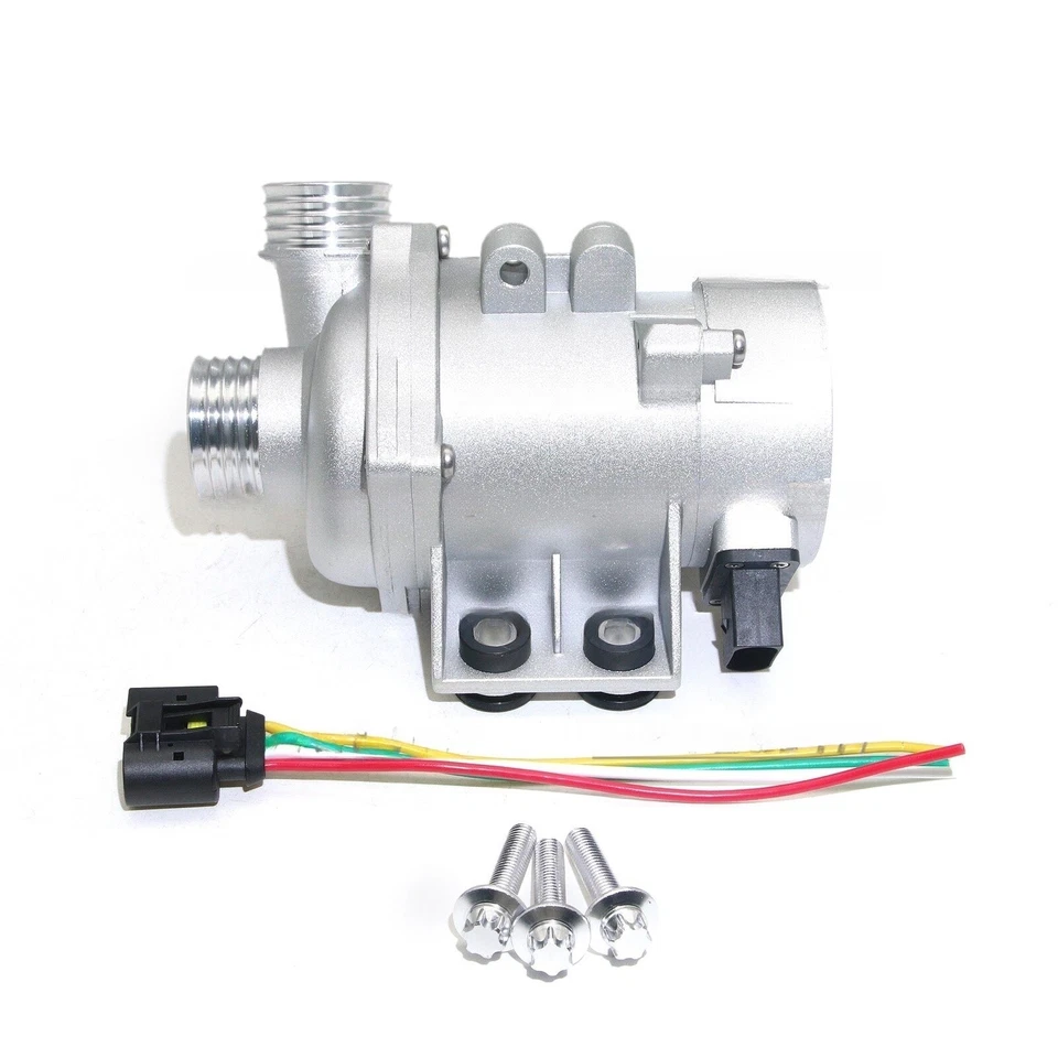 Bomba de agua eléctrica FEBI + kit de termostato para BMW 328i 528i 530xi 525xi X3 X5 Foto 4 de 4