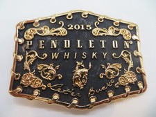 2015 PENDLETON WHISKEY BELT BUCKLE Montana Silversmiths 1084