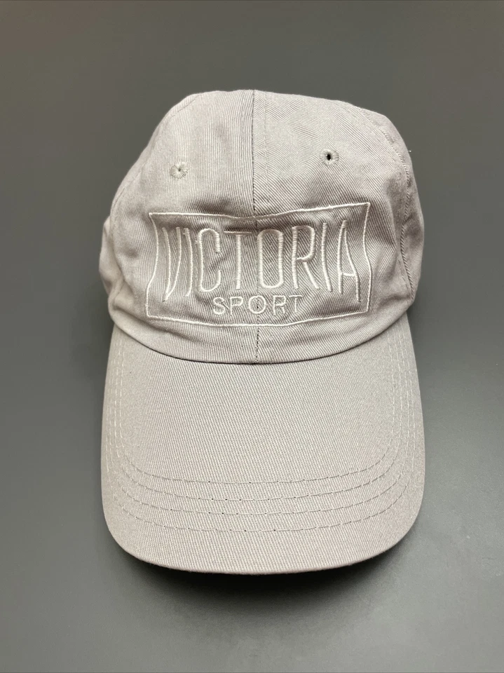 Victoria Secret Gorra de Béisbol VSX Deportiva Gris Bordado Logo Caminar Gorra de Verano Foto 2 de 4