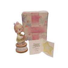 Vintage Precious Moments Figurine Worlds Best Helper Little Moments Mean A Lot