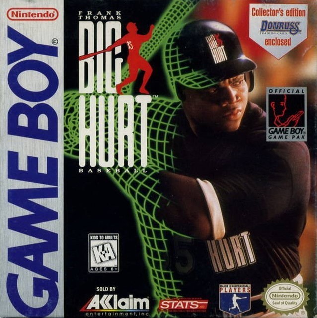 Frank Thomas Big Hurt Baseball Game Boy Color Advance S
