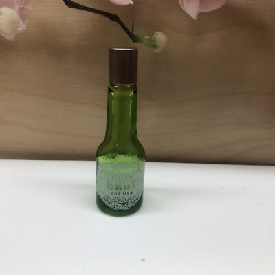 VINTAGE BRUT  by Faberge  Miniature EMPTY Bottle Men's Eau De Cologne