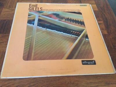 Emil Gilels - Liszt Piano Concerto in E Flat Vinyl Record