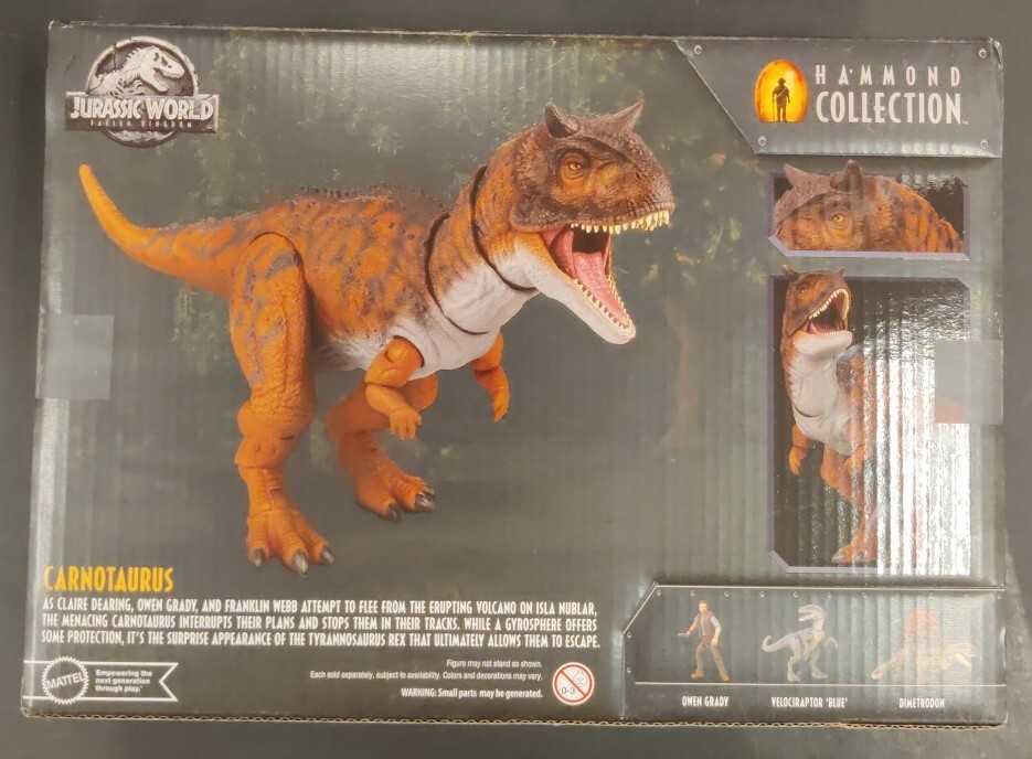 Jurassic Park Hammond Collection Carnotaurus Figure - Geek. Dad. Life.