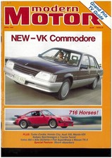 MODERN MOTOR car Magazine April 1984 Porsche 930 Honda City Audi 100CD Volvo 360