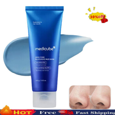 100g Zero Pore Blackhead Mud Mask Export Blackhead ep Cleaning Shrink Por P8J7.