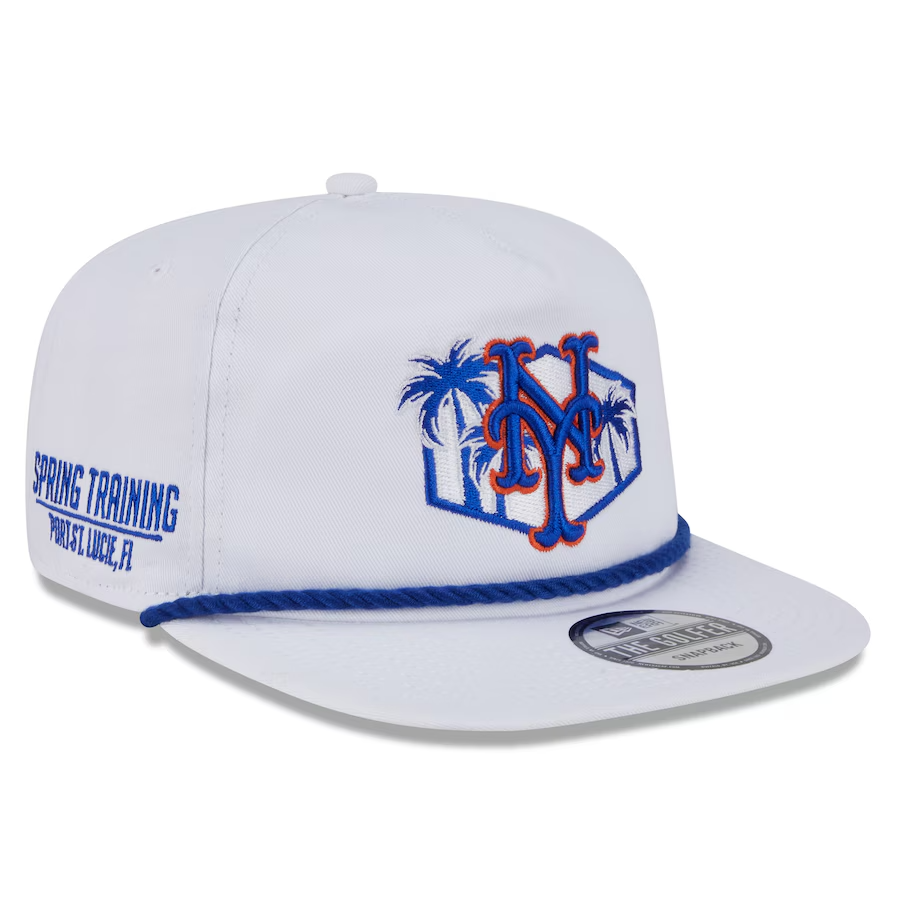 New York Mets New Era 2025 Spring Training Palm Golfer Snapback