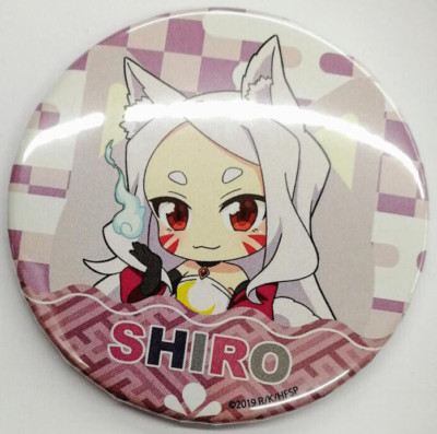 Japanese anime The Helpful Fox Senko-san can badge Shiro 06