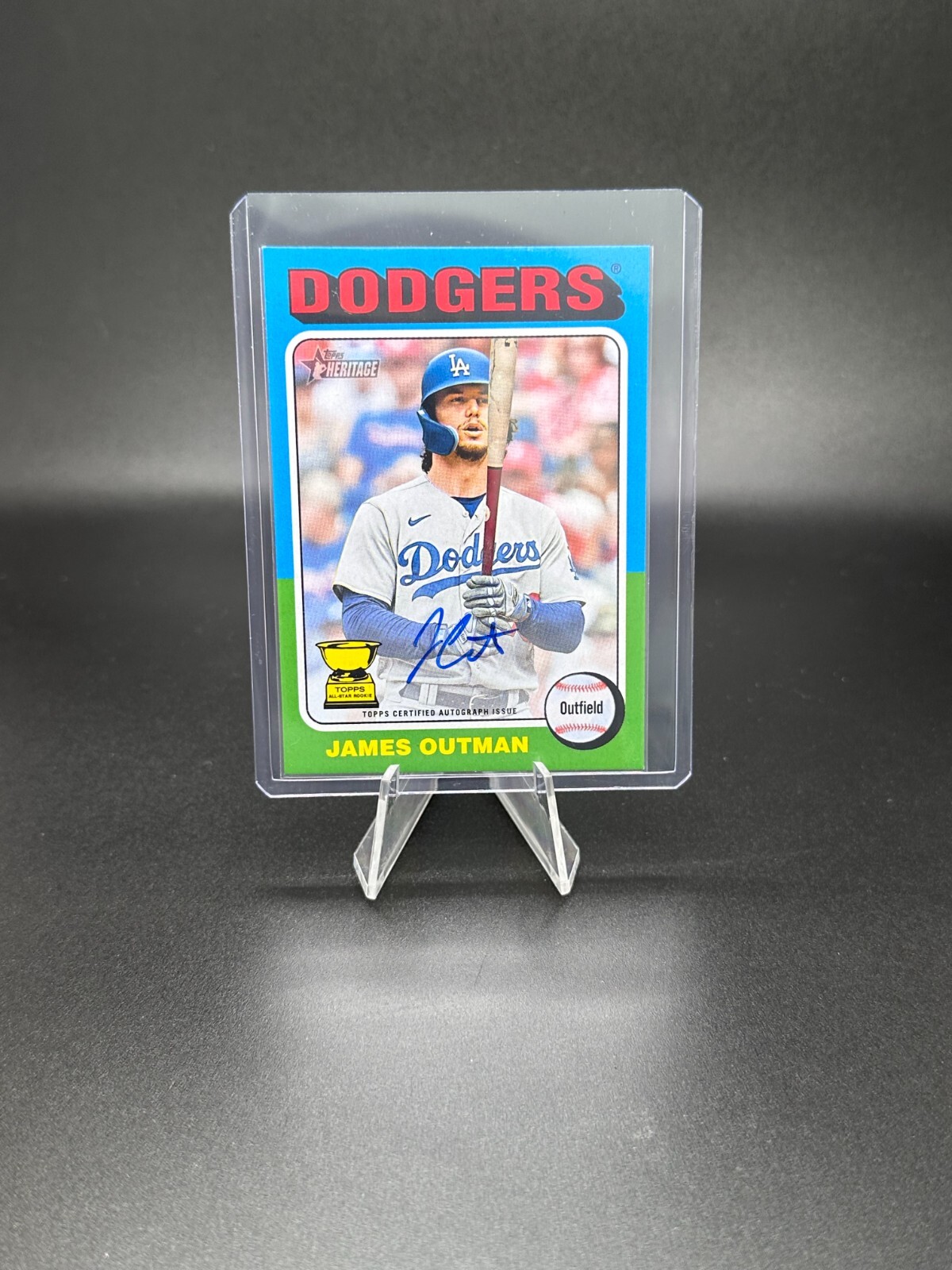 2024 Topps Heritage James Outman Real One Autograph #ROAJO
