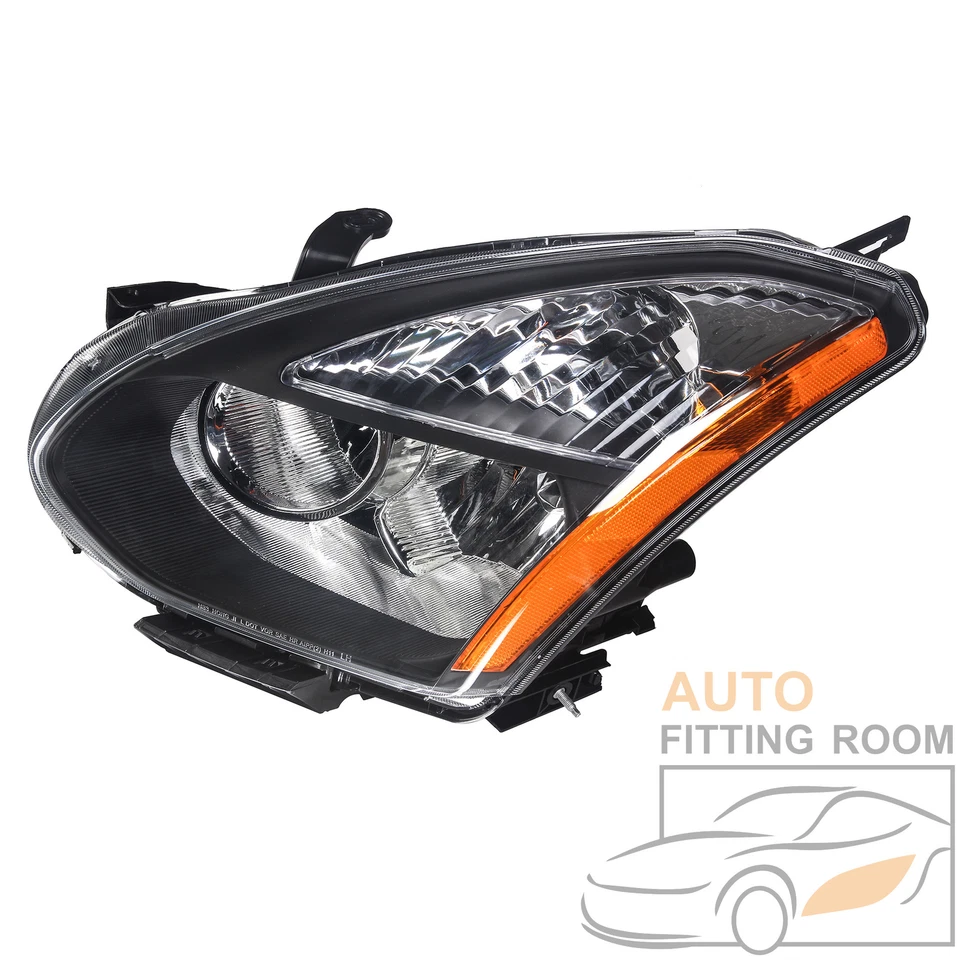 Headlights For 2008-2013 Nissan Rogue 2014-2015 Select Halogen Black Headlamps Foto 4 de 4