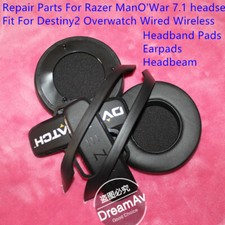 Headband Broken Parts EarPads Pads For Razer ManO'War Destiny2 Overwatch Headset