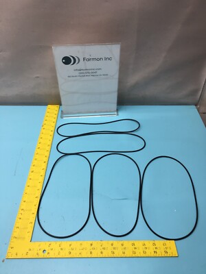 LOT OF 5 LAM 734-0018490-001 O-RING, 8.75ID X 1/8 C/S,9LAK013I, 163686
