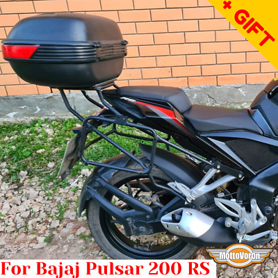 For Bajaj Pulsar 200 RS Rack luggage system Rouser RS 200 Side carriers, Bonus