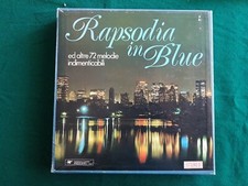 Rapsodia in blue, 9 dischi vinile 33giri raccolta 73 brani in cofanetto perfetti