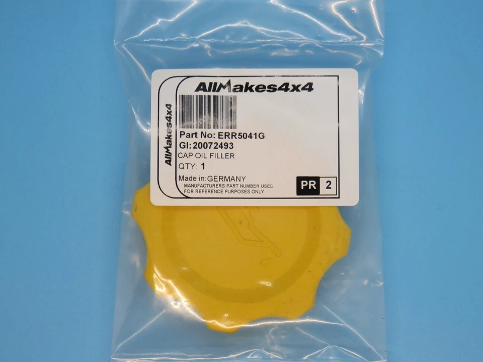 Tapa de relleno de aceite Land Rover Defender 200/300 TDi ER5041 FABRICANTE DE EQUIPOS ORIGINALES original - Imagen 2 de 3