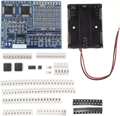 SMD/SMT Components Soldering Practice Board Electronic Project Kits DIY