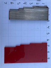 5/16 Corrugated High Speed Steel Molding Knives - Base Board Profile