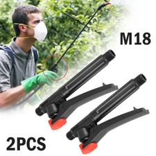 2x Handle Control Parts Pressure Sprayer Garden Plant Backpack Sprayer Parts M18