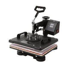 15x15"5 in 1 Heat Press Machine Digital Transfer Sublimation Plate T-Shirt Mug