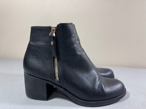 womens black booties size 7