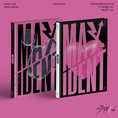 STRAY KIDS [MAXIDENT] Mini Album STANDARD T-CRUSH CD+Book+2Card+Poster SEALED