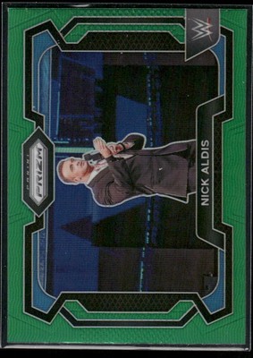 2024 Panini Prizm WWE Nick Aldis #35 Green Prizms