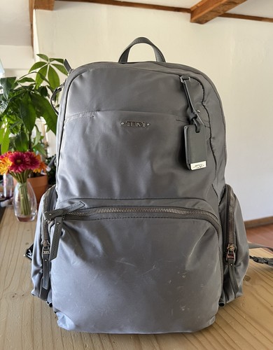 Voyageur Laptop Backpack * Gray * Microfiber (See Description) eBay