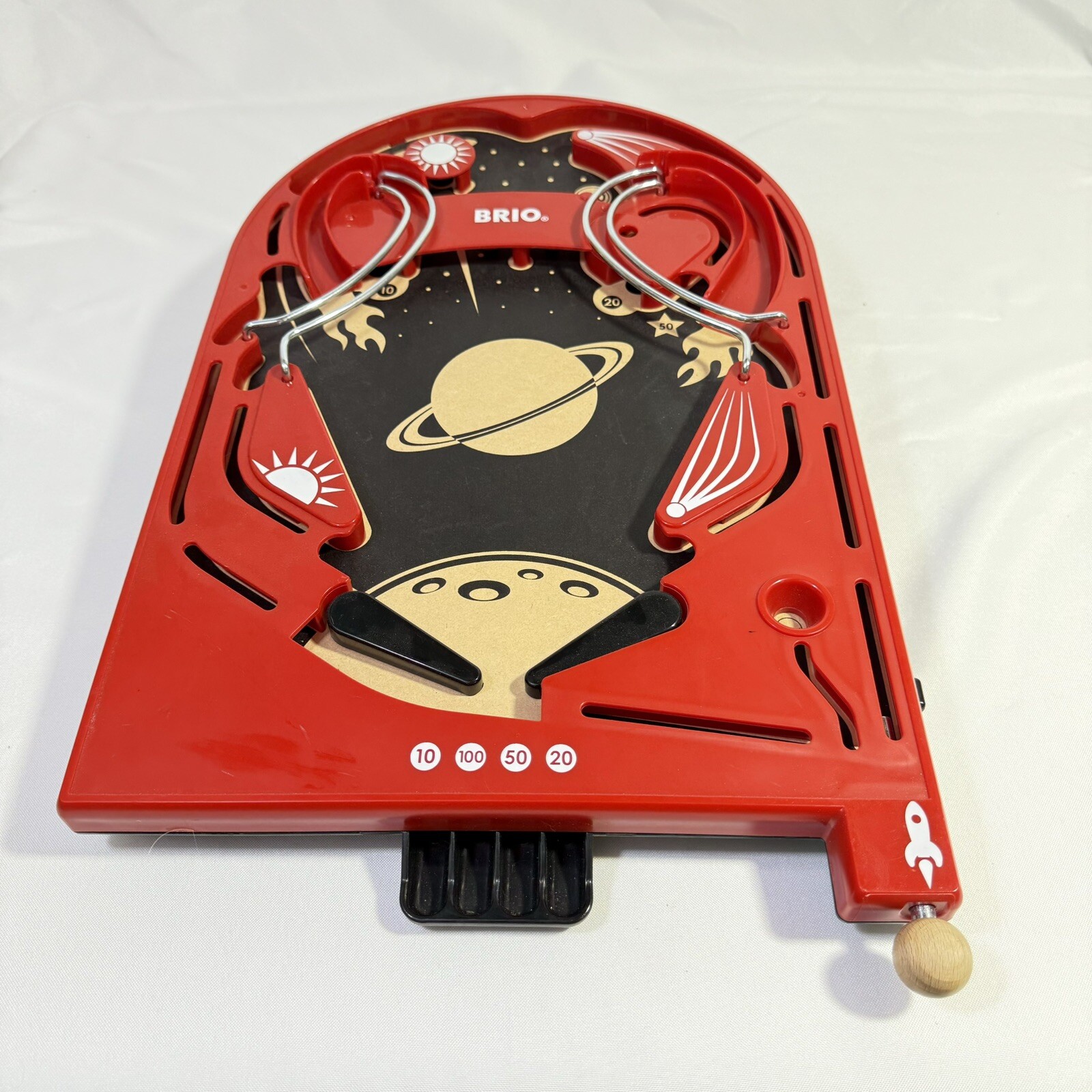 2017 Brio Pinball Game Space Themed Sweden Working NO Balls Can Purchase