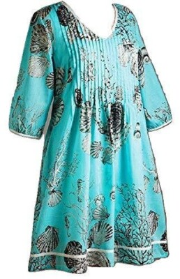 NEW La Cera Women's Seashell Dress Gown Aqua (medium) | eBay NEW La Cera Women's Seashell Dress Gown Aqua (medium) | eBay