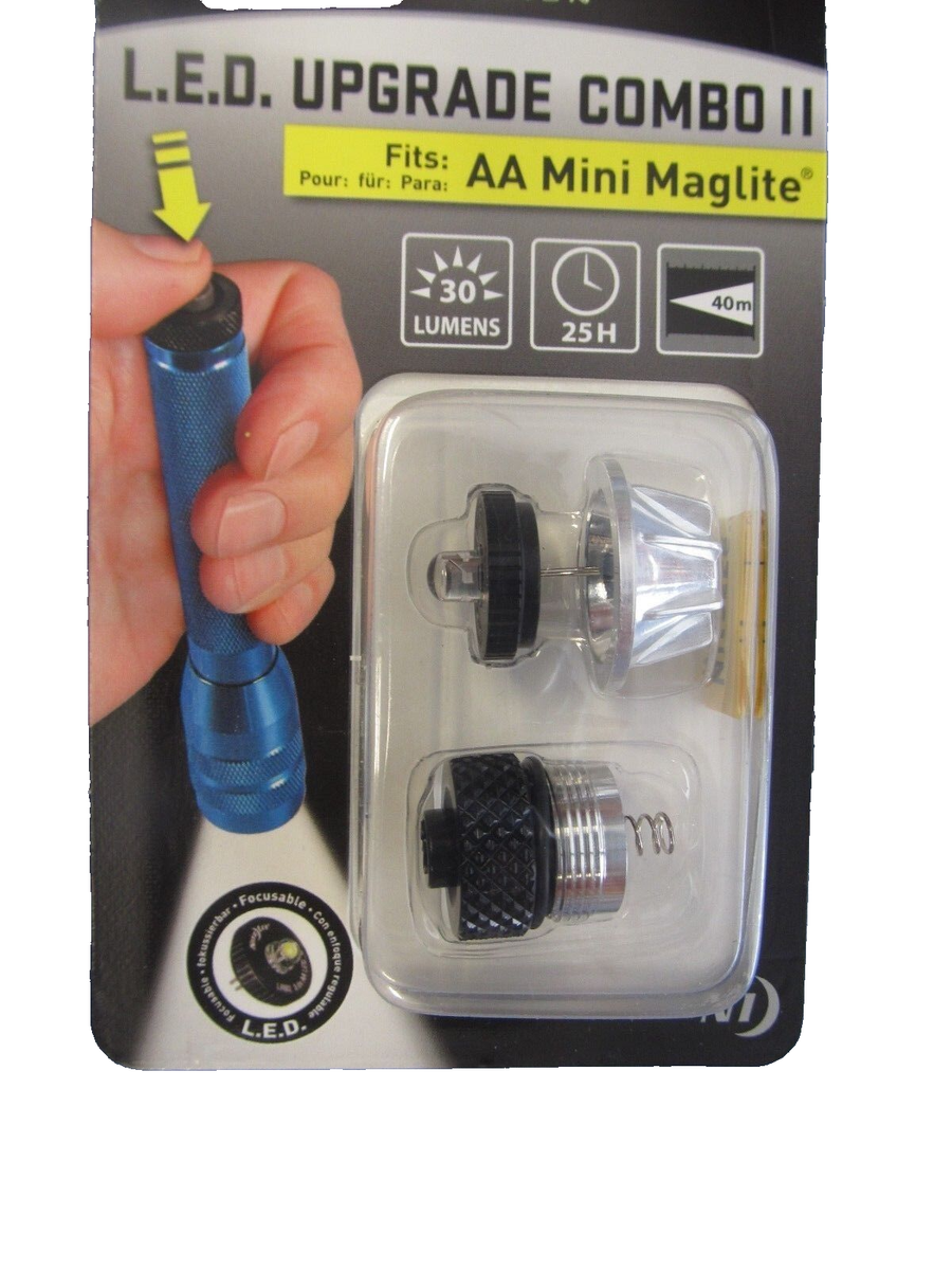 Nite Ize LED Upgrade Combo II Fits: AA Mini Maglite #LUC2-07 NEW