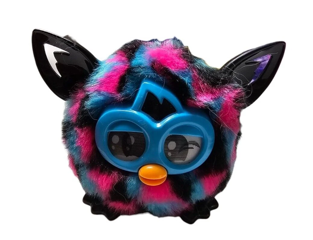 Furby Furbling Hasbro 2013 Mini Pink Blue Black Electronic Toy UNTESTED