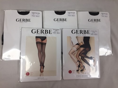 Mi-bas Femme GERBE En Bambou - Taille S - Noir - Neuf Avec étiquettes