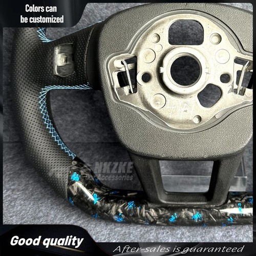Forged Carbon Fiber Red Stitching RS/S Steering Wheel for Audi A6 C8 - Picture 6 of 10