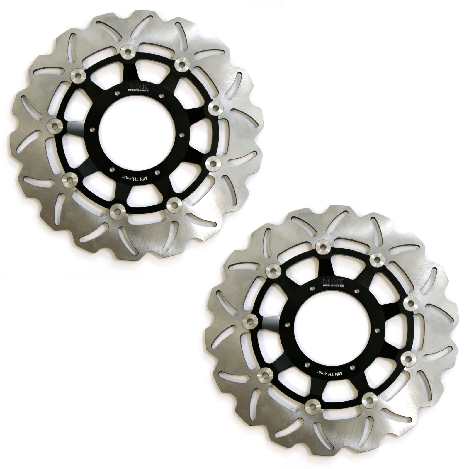 Rezo Wavy Front Brake Rotor Discs Pair for Honda CB 1000 R 08-16