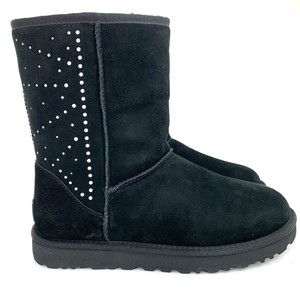 womens black uggs size 8