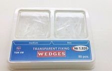 Plastic Transparent Wedges for Dental Restorations - 80 pcs 2 sizes kit