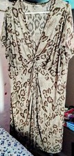 Women's Plus Size Snakeskin Print Short Sleeve Dress Size 2X/2T