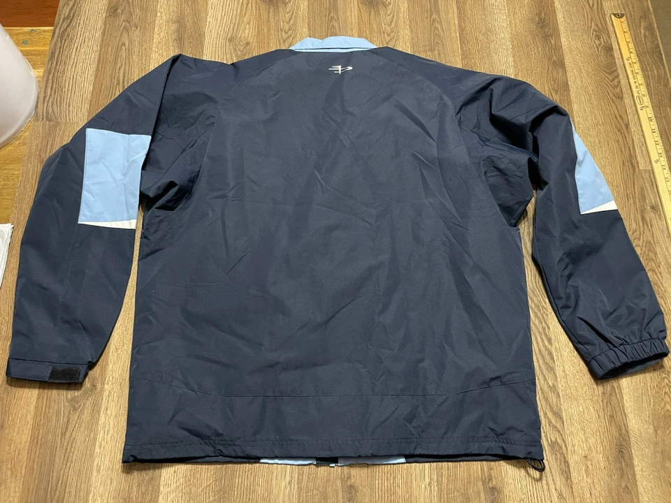 Page & Tuttle Jacket, Men's Size Large, Light/Dark Blue, Windbreaker, Zip up - Image 2 of 4